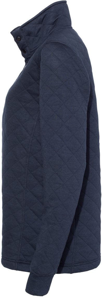 no-logo J America Ladies Quilted Snap Pullover-Ladies Layering-J. America-Thread Logic