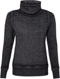 J America Ladies Zen Fleece Cowl Neck Sweatshirt
