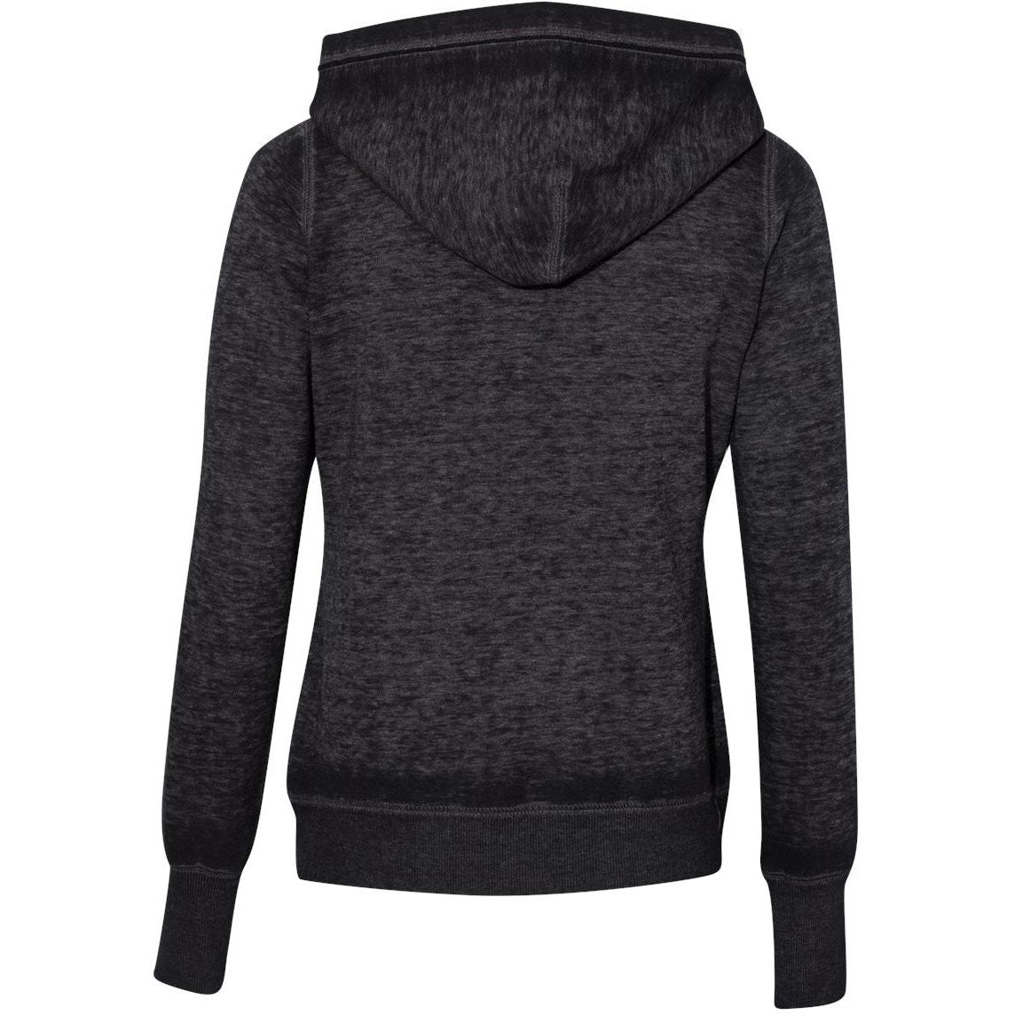 no-logo J America Women's Zen Fleece Hooded Sweatshirt-Hoodies-J. America-Thread Logic
