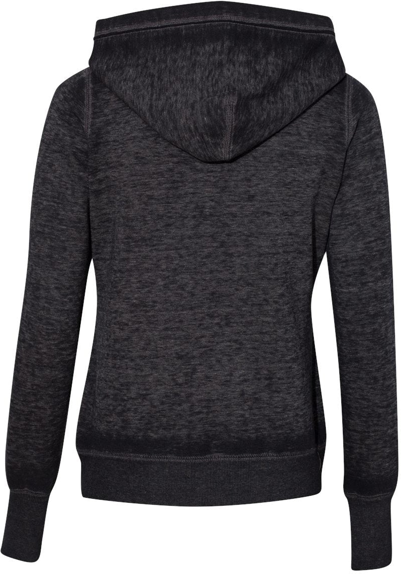 no-logo J America Ladies Zen Fleece Hooded Sweatshirt-Ladies Layering-J. America-Thread Logic