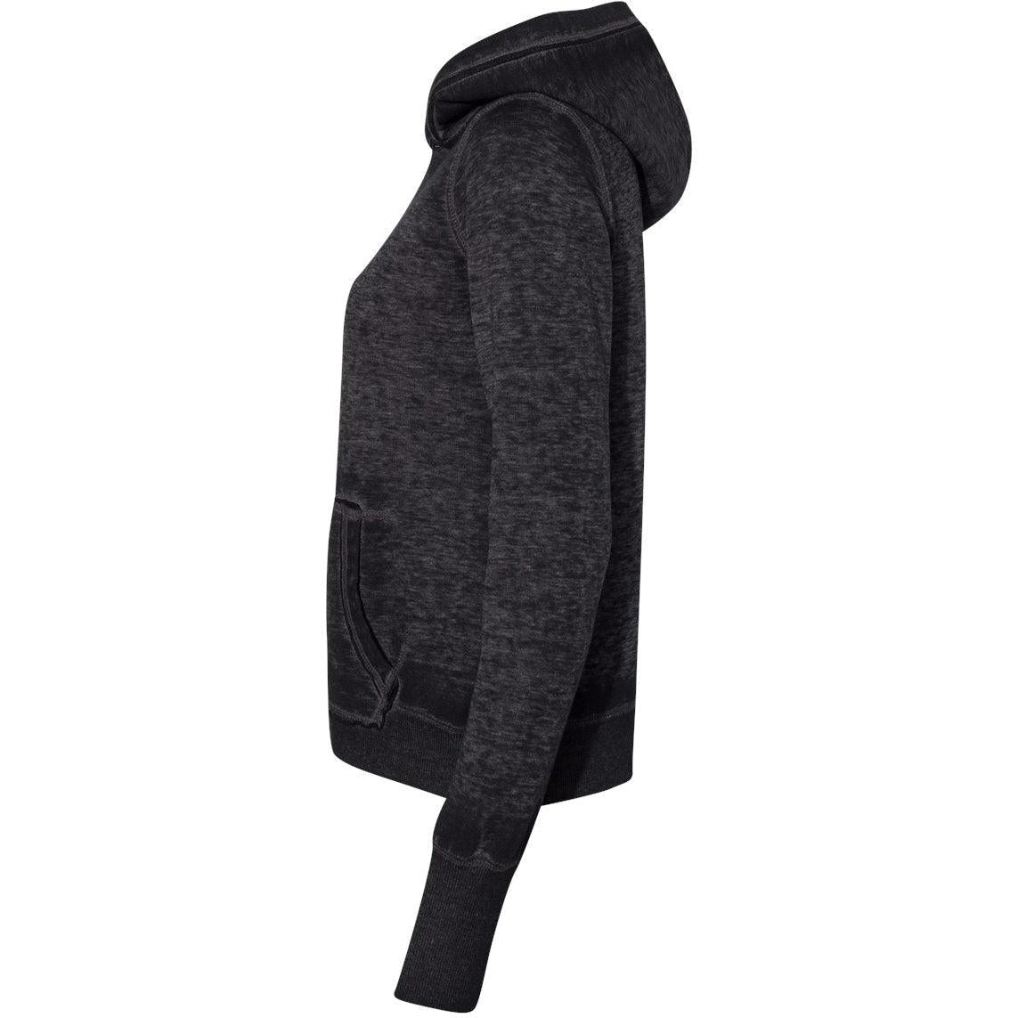 no-logo J America Women's Zen Fleece Hooded Sweatshirt-Hoodies-J. America-Thread Logic