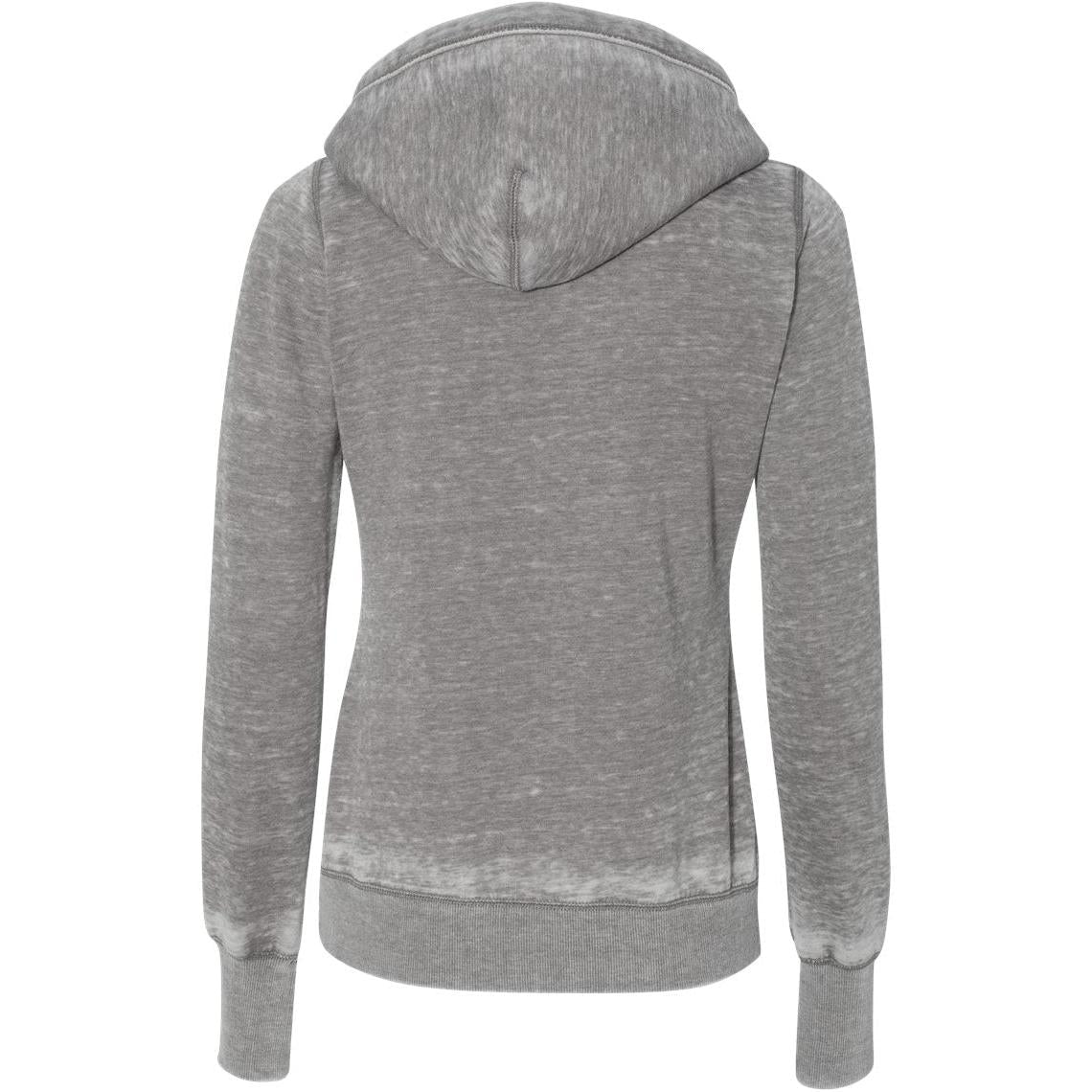no-logo J America Women's Zen Fleece Hooded Sweatshirt-Hoodies-J. America-Thread Logic
