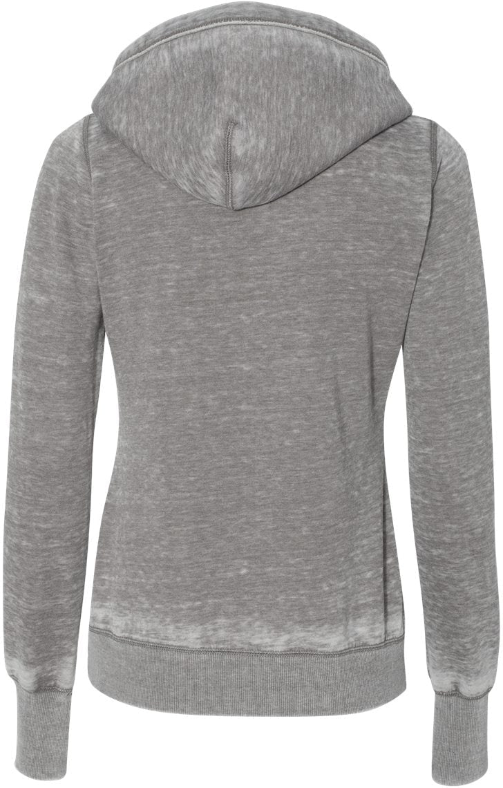 no-logo J America Ladies Zen Fleece Hooded Sweatshirt-Ladies Layering-J. America-Thread Logic