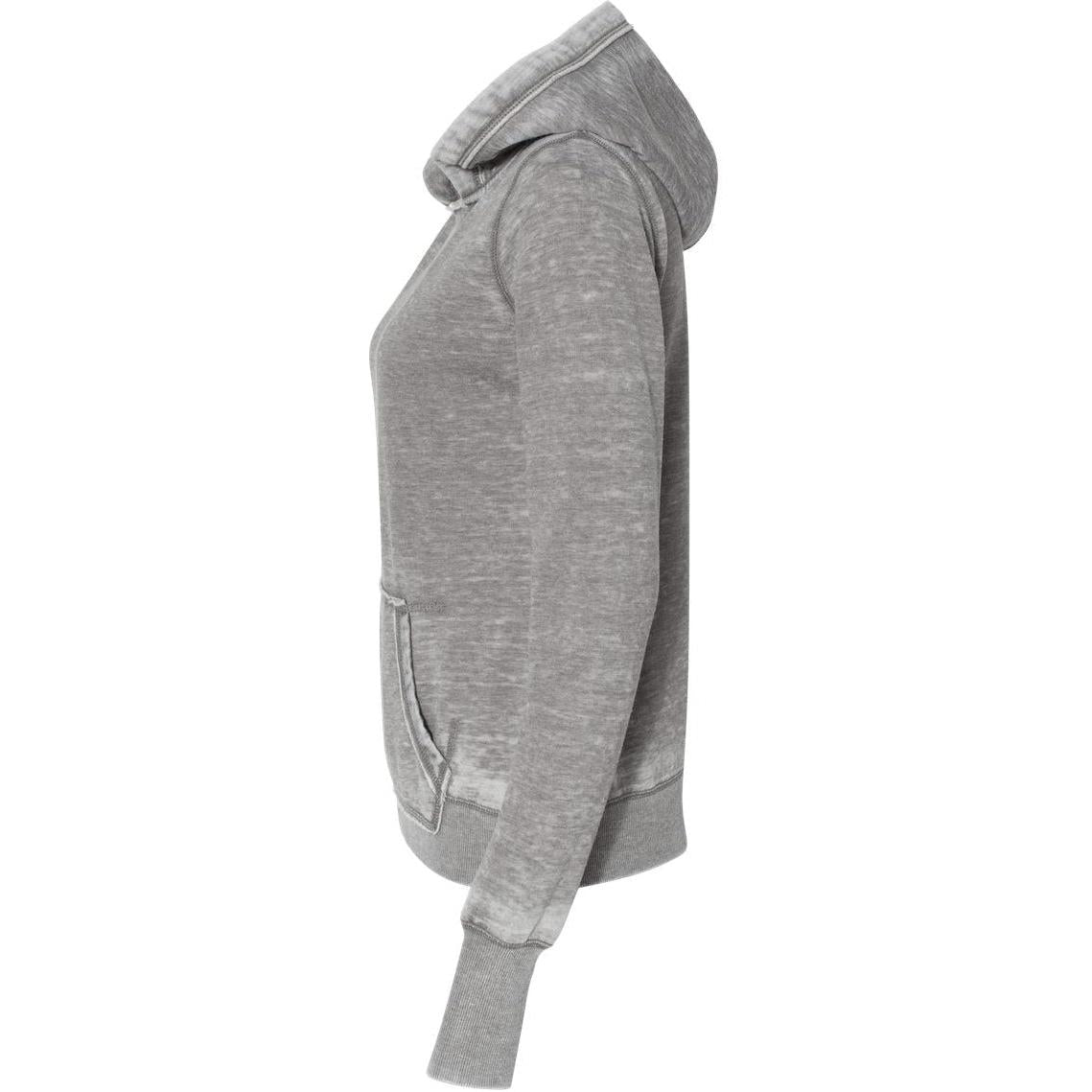 no-logo J America Women's Zen Fleece Hooded Sweatshirt-Hoodies-J. America-Thread Logic