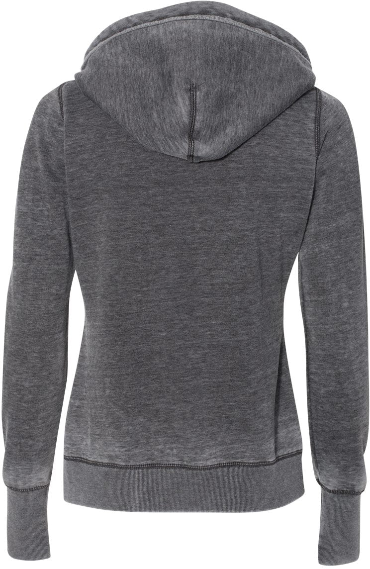 no-logo J America Ladies Zen Fleece Hooded Sweatshirt-Ladies Layering-J. America-Thread Logic