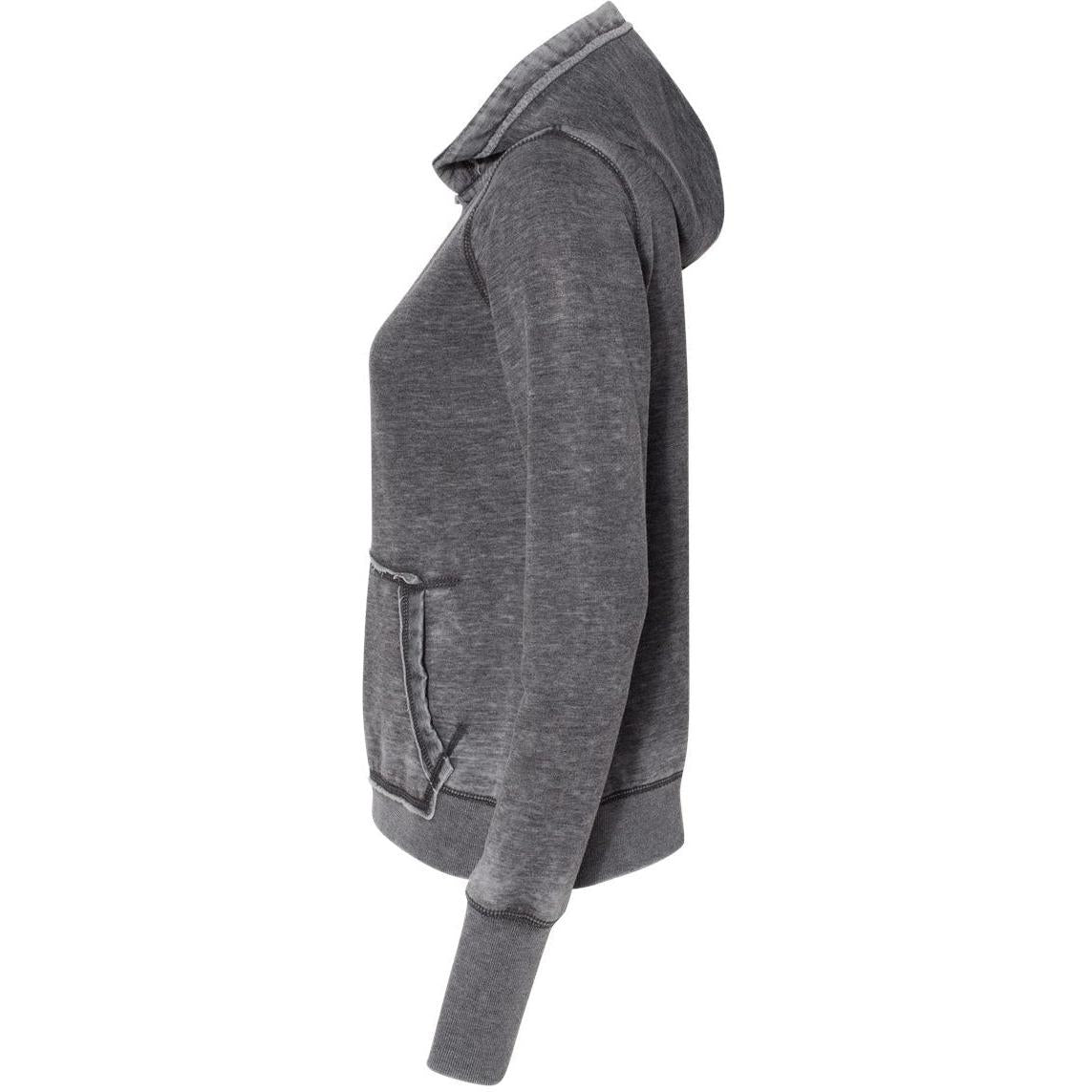 no-logo J America Women's Zen Fleece Hooded Sweatshirt-Hoodies-J. America-Thread Logic