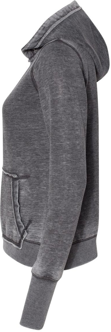 no-logo J America Ladies Zen Fleece Hooded Sweatshirt-Ladies Layering-J. America-Thread Logic