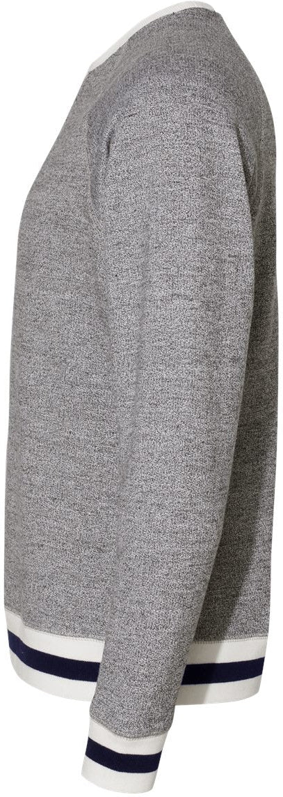 no-logo J America Peppered Fleece Crewneck Sweatshirt-Men's Layering-J. America-Thread Logic