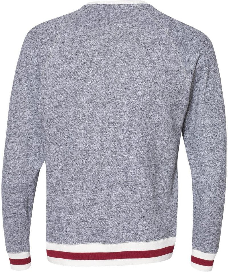 no-logo J America Peppered Fleece Crewneck Sweatshirt-Men's Layering-J. America-Thread Logic