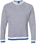 J America Peppered Fleece Crewneck Sweatshirt