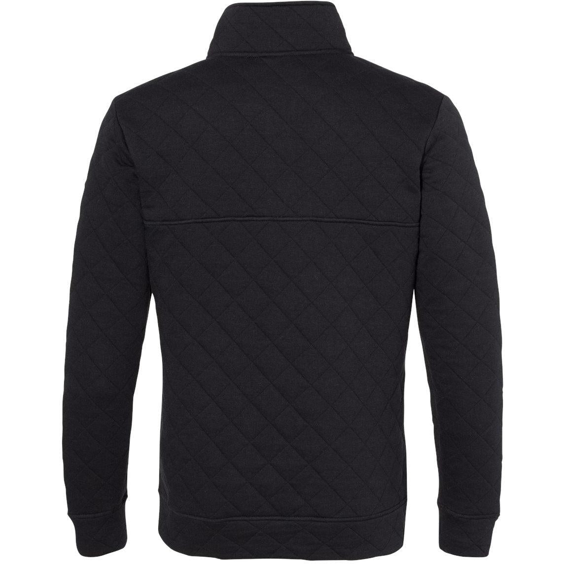 no-logo J America Quilted Snap Pullover-Sweaters-J. America-Thread Logic