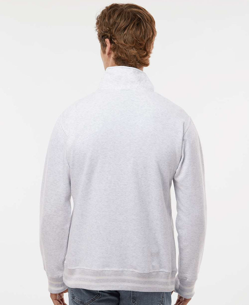 no-logo J America Relay Fleece Quarter-Zip Sweatshirt-Men's Layering-J. America-Thread Logic