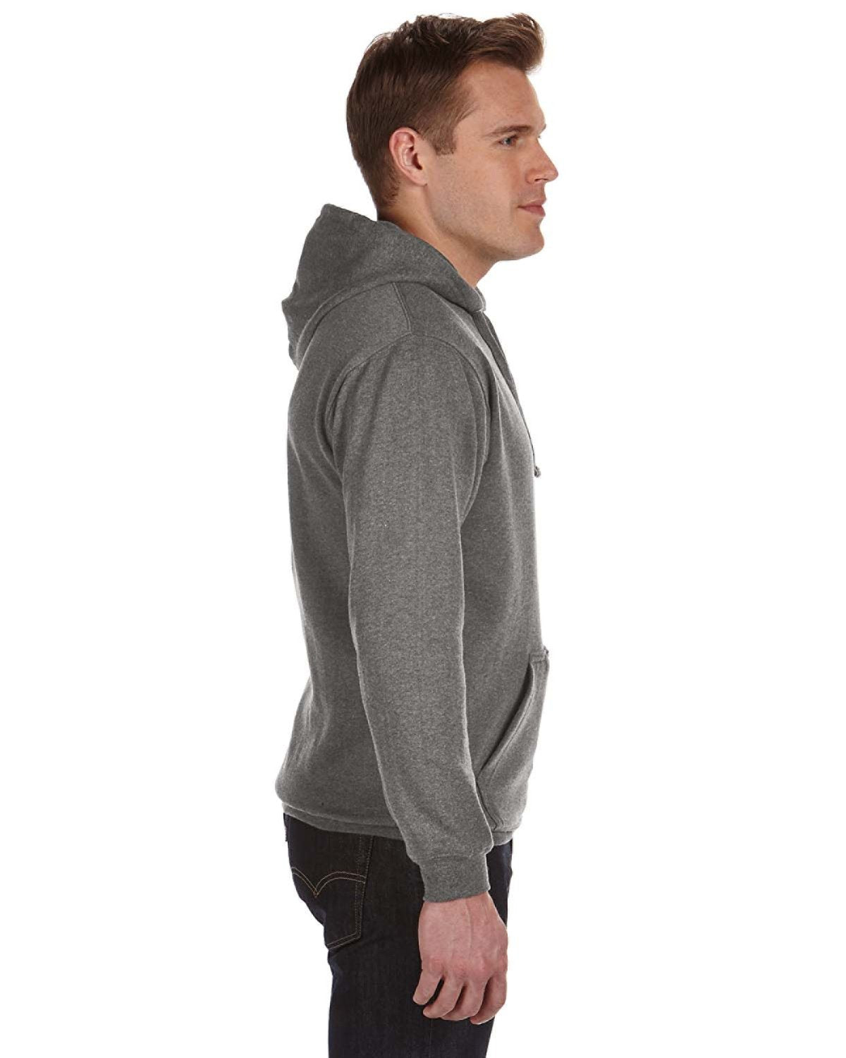 no-logo J-America Tailgate Hooded Pullover with Bottle Opener-Men's Layering-J. America-Thread Logic