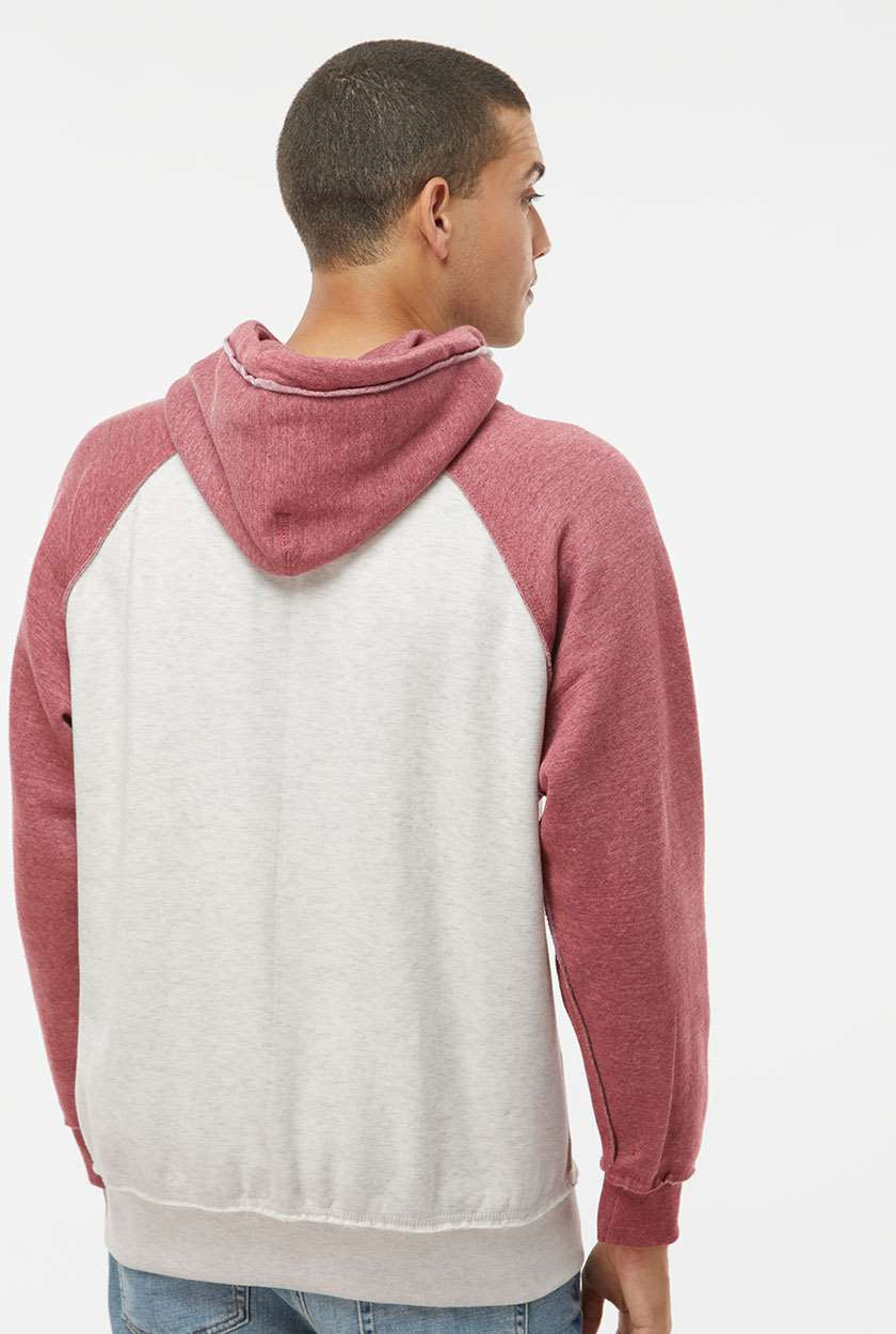 no-logo J America Vintage Heather Hooded Sweatshirt -Men's Layering-J. America-Thread Logic