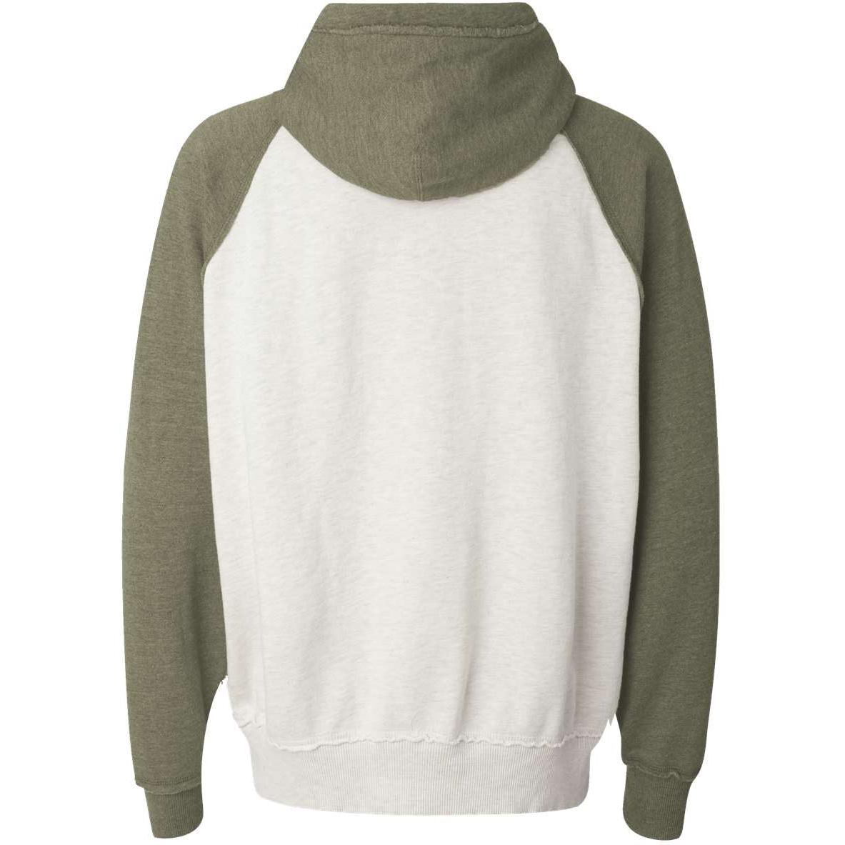 no-logo J America Vintage Heather Hooded Sweatshirt -Hoodies-J. America-Thread Logic