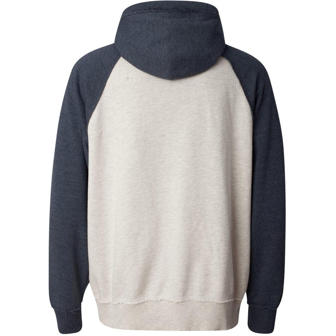 no-logo J America Vintage Heather Hooded Sweatshirt -Hoodies-J. America-Thread Logic