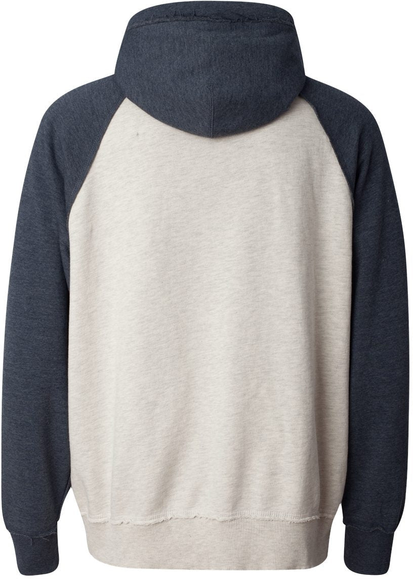 no-logo J America Vintage Heather Hooded Sweatshirt -Men's Layering-J. America-Thread Logic