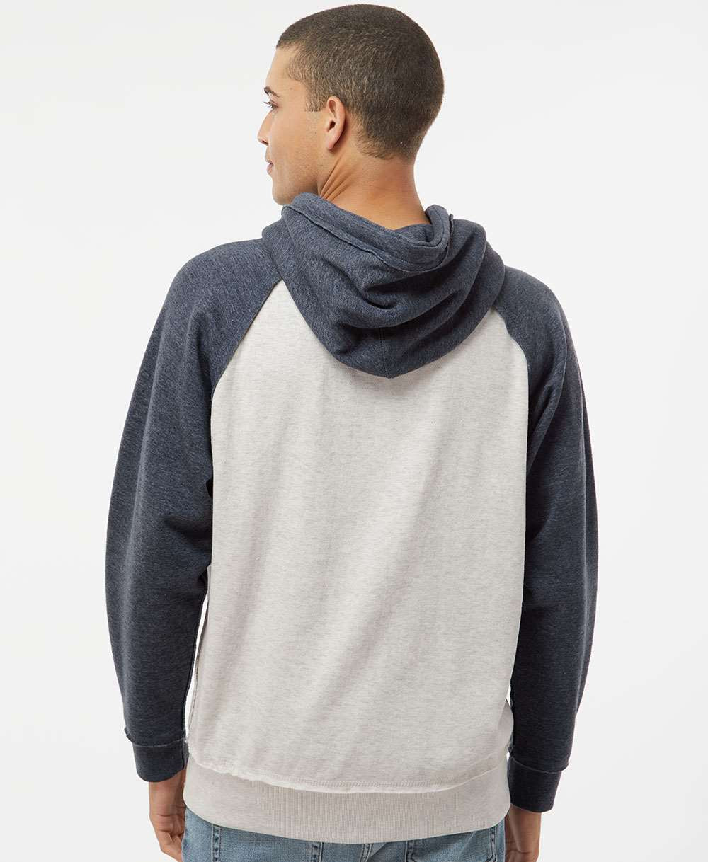 no-logo J America Vintage Heather Hooded Sweatshirt -Men's Layering-J. America-Thread Logic