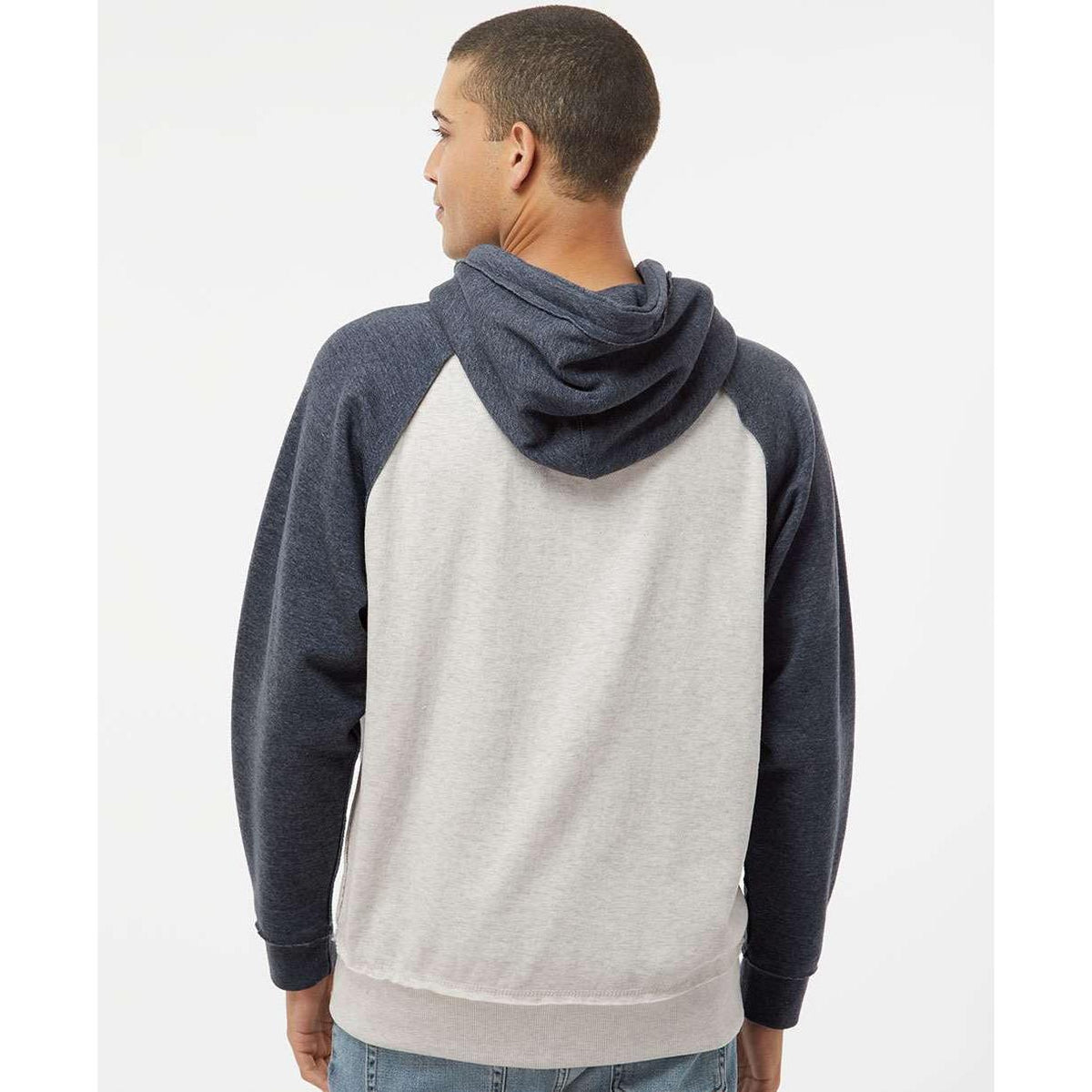 no-logo J America Vintage Heather Hooded Sweatshirt -Hoodies-J. America-Thread Logic