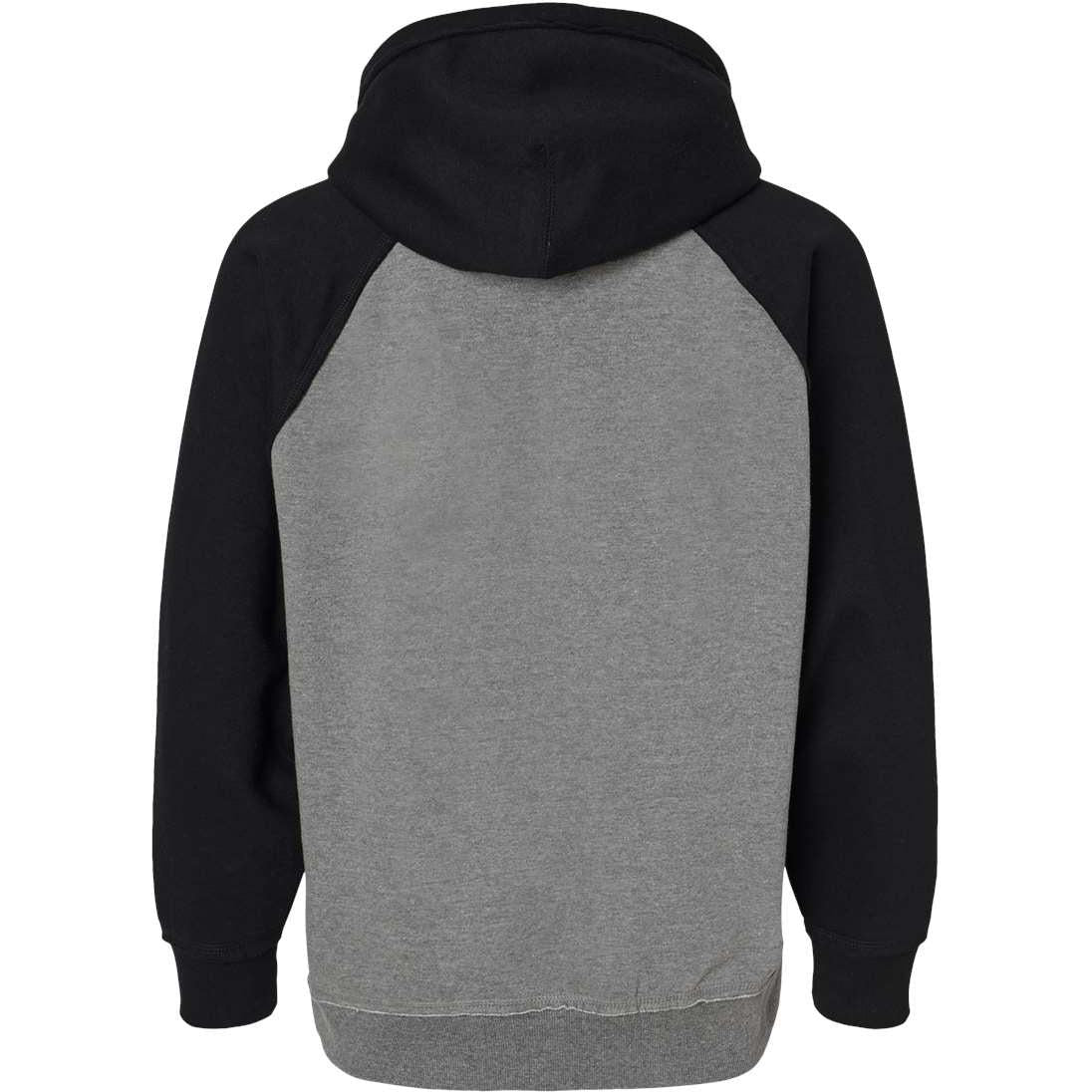 no-logo J America Vintage Heather Hooded Sweatshirt -Hoodies-J. America-Thread Logic