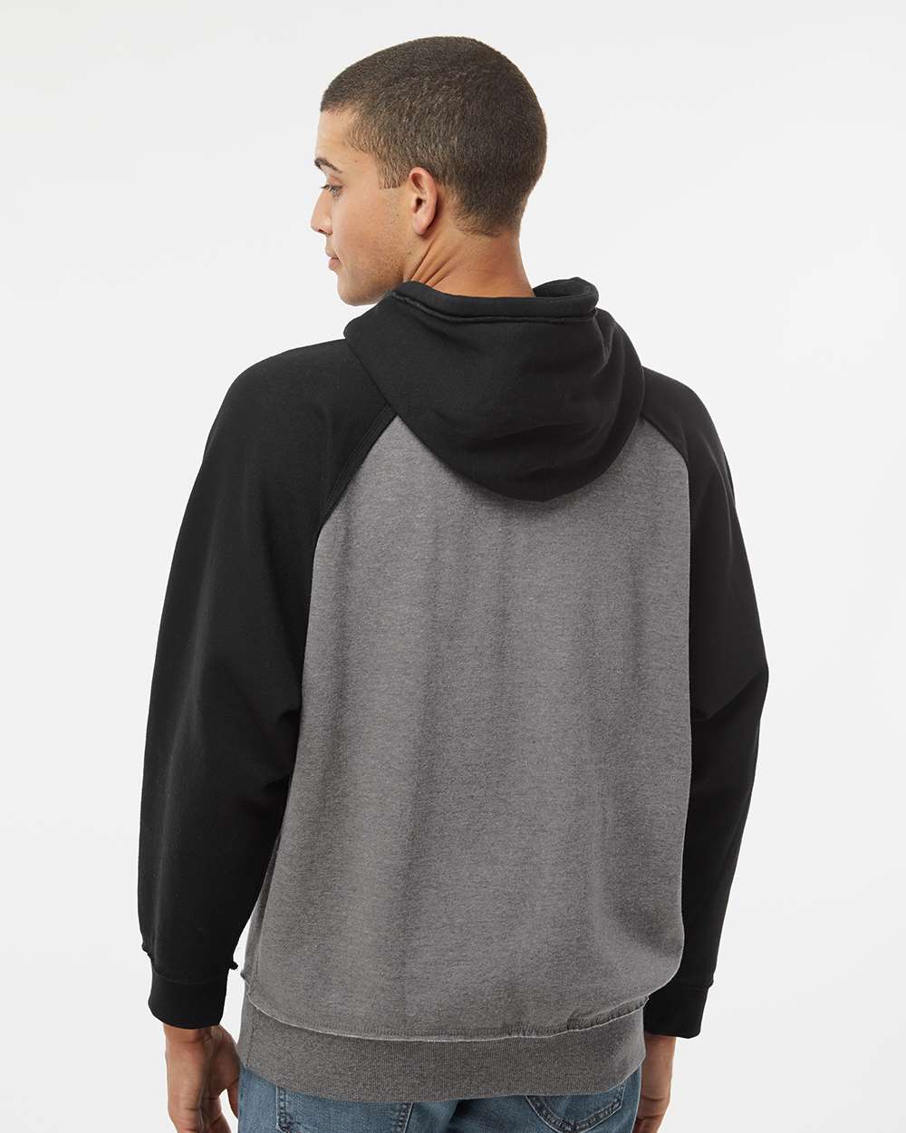 no-logo J America Vintage Heather Hooded Sweatshirt -Men's Layering-J. America-Thread Logic