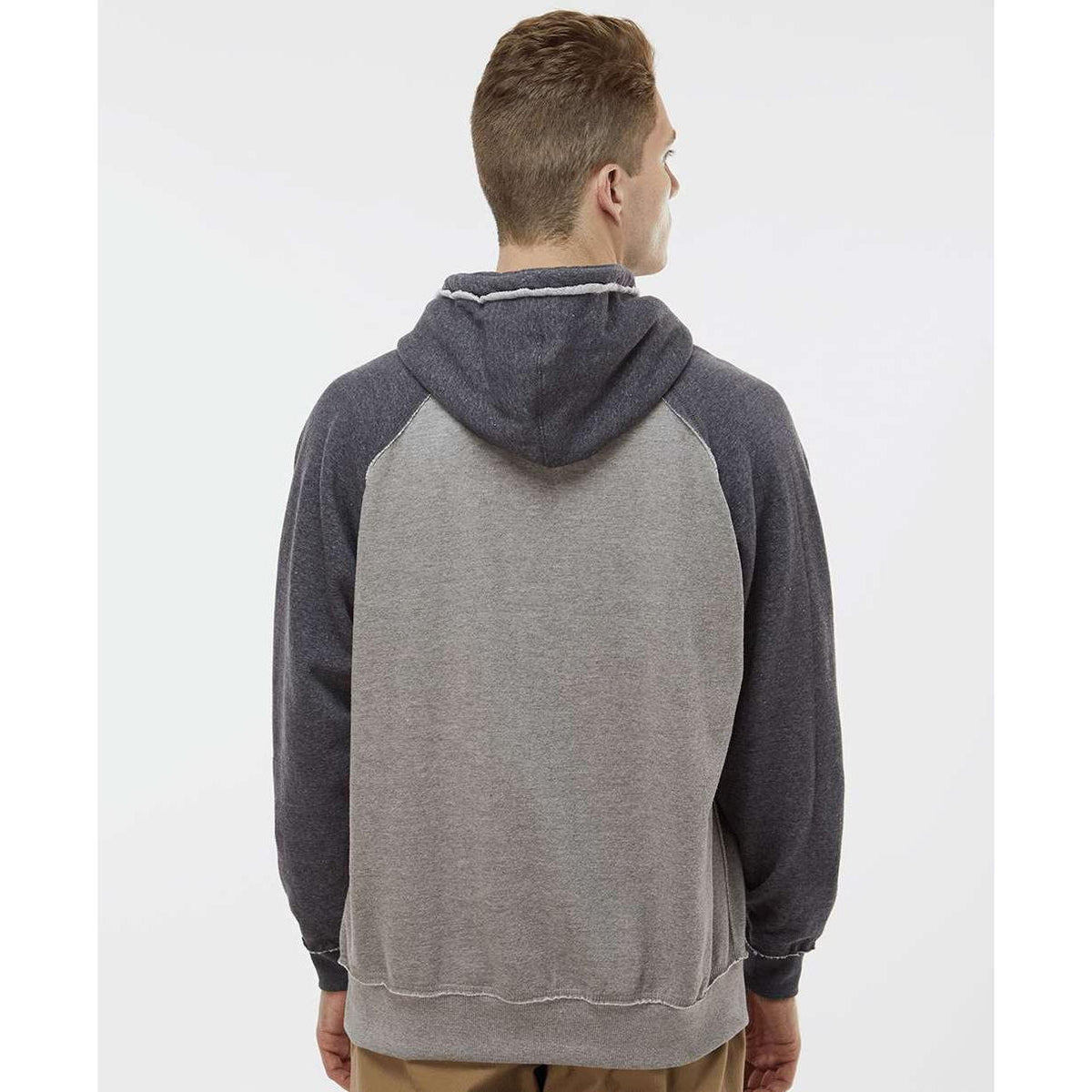 no-logo J America Vintage Heather Hooded Sweatshirt -Hoodies-J. America-Thread Logic