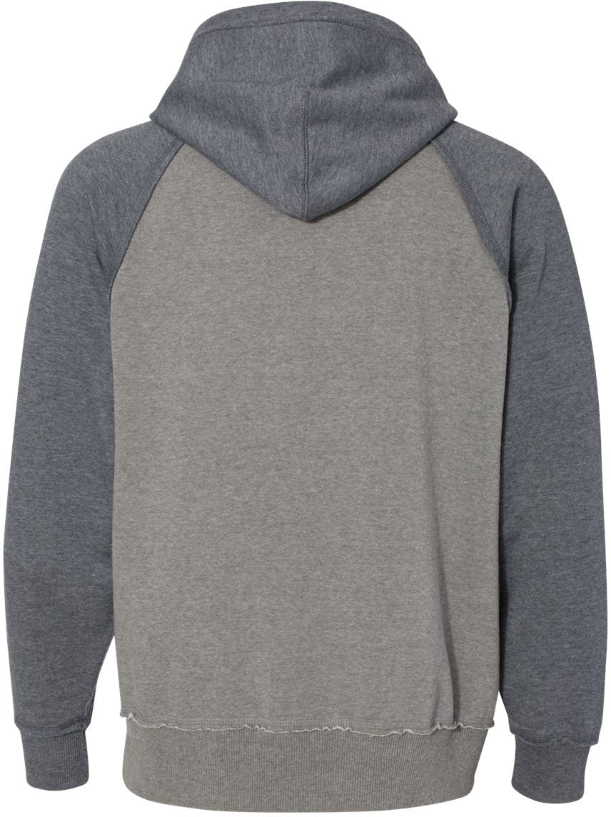 no-logo J America Vintage Heather Hooded Sweatshirt -Men's Layering-J. America-Thread Logic