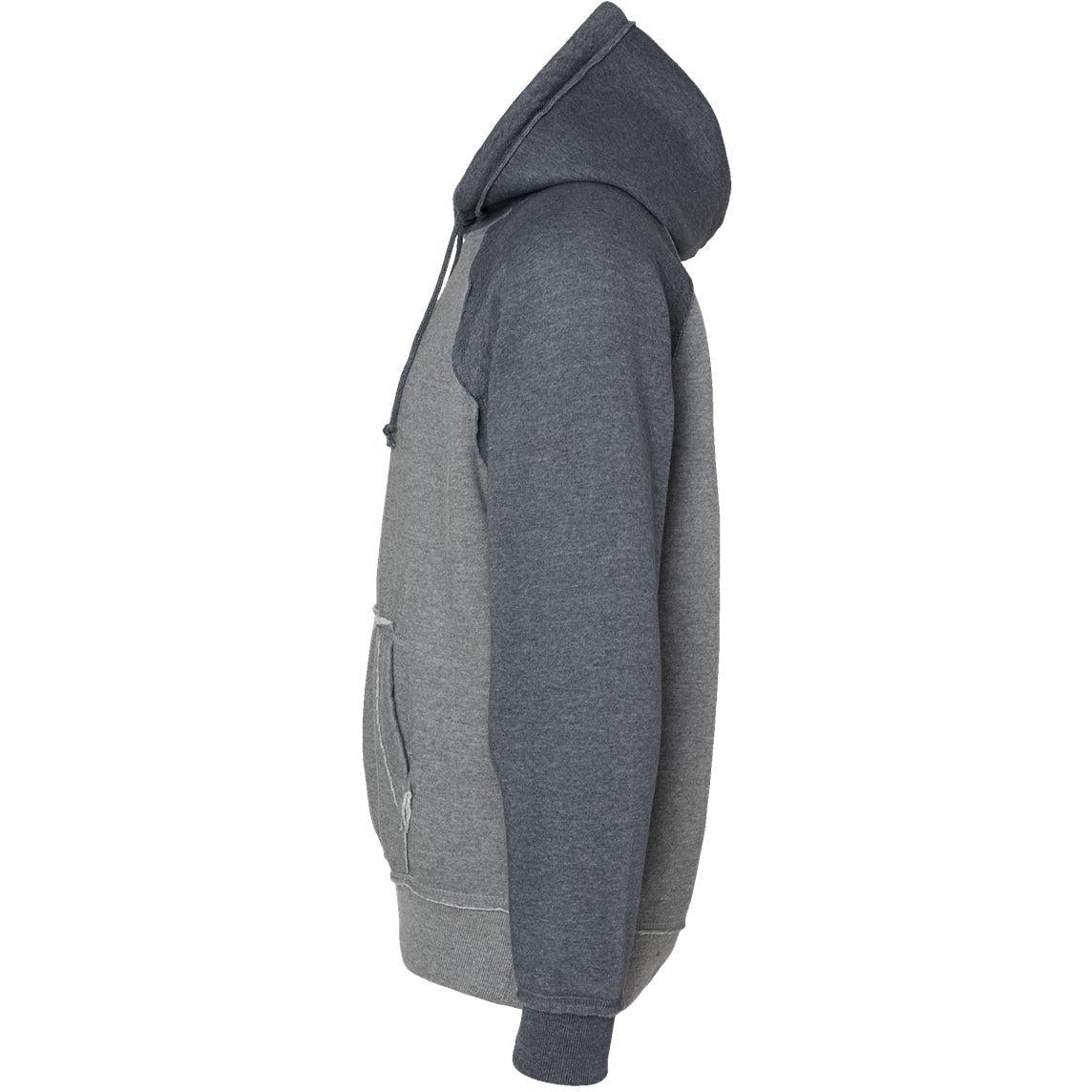 no-logo J America Vintage Heather Hooded Sweatshirt -Hoodies-J. America-Thread Logic