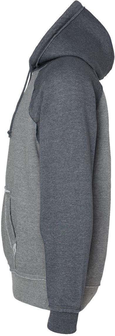 no-logo J America Vintage Heather Hooded Sweatshirt -Men's Layering-J. America-Thread Logic