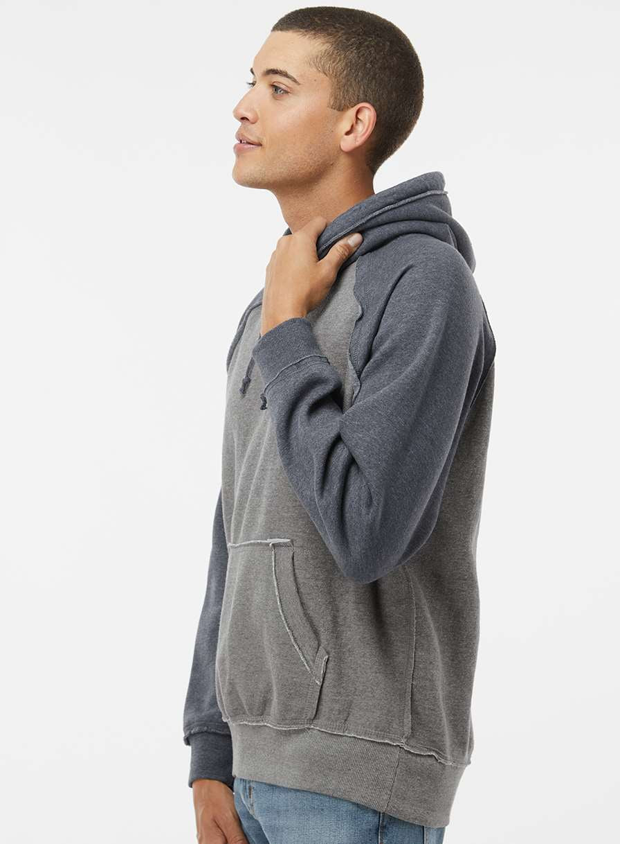 no-logo J America Vintage Heather Hooded Sweatshirt -Men's Layering-J. America-Thread Logic
