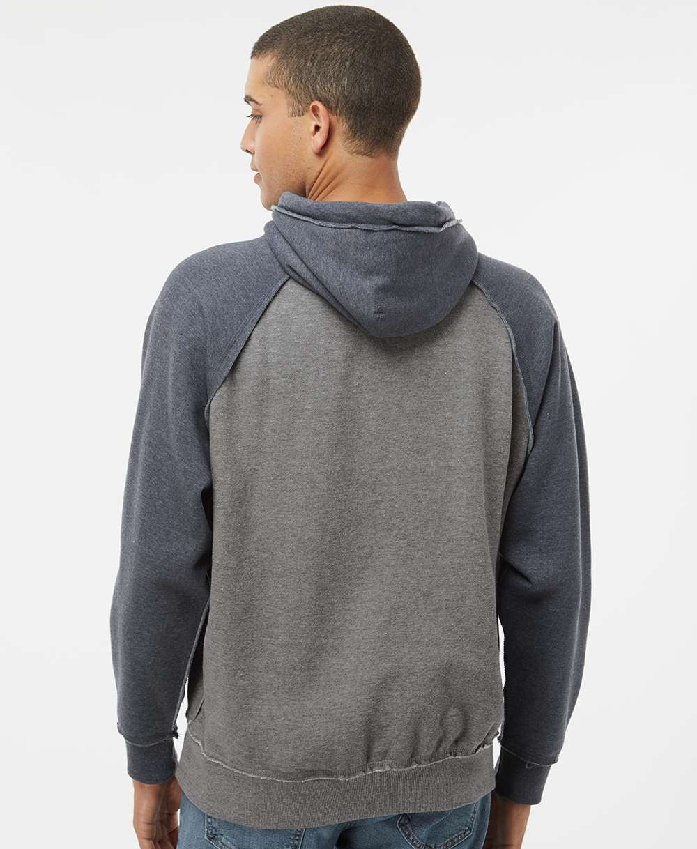 no-logo J America Vintage Heather Hooded Sweatshirt -Men's Layering-J. America-Thread Logic