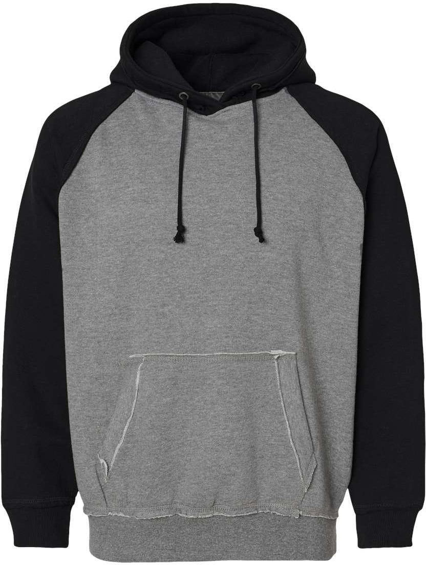 J America Vintage Heather Hooded Sweatshirt 