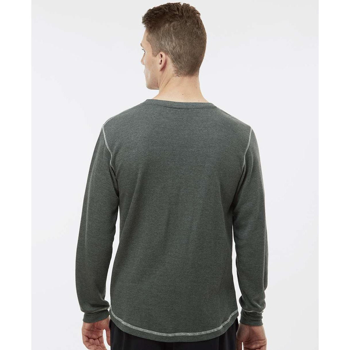 no-logo J America Vintage Thermal Long Sleeve T-Shirt-Men's T Shirts-J. America-Thread Logic