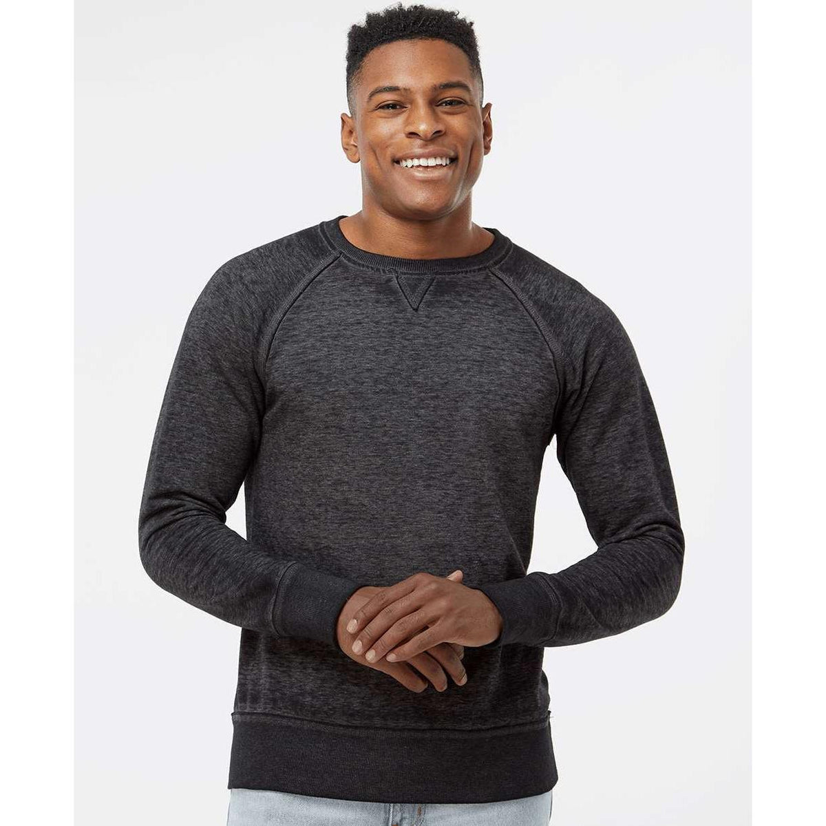 no-logo J America Vintage Zen Fleece Crewneck Sweatshirt-Crewnecks-J. America-Thread Logic