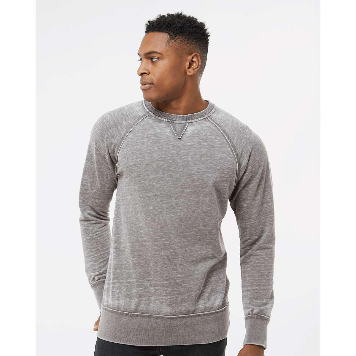 no-logo J America Vintage Zen Fleece Crewneck Sweatshirt-Crewnecks-J. America-Thread Logic