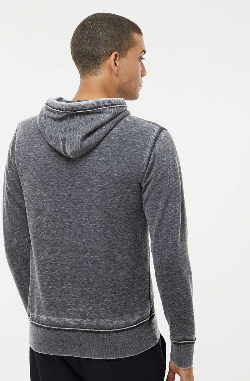 no-logo J America Vintage Zen Fleece Full-Zip Hooded Sweatshirt-Men's Layering-J. America-Thread Logic