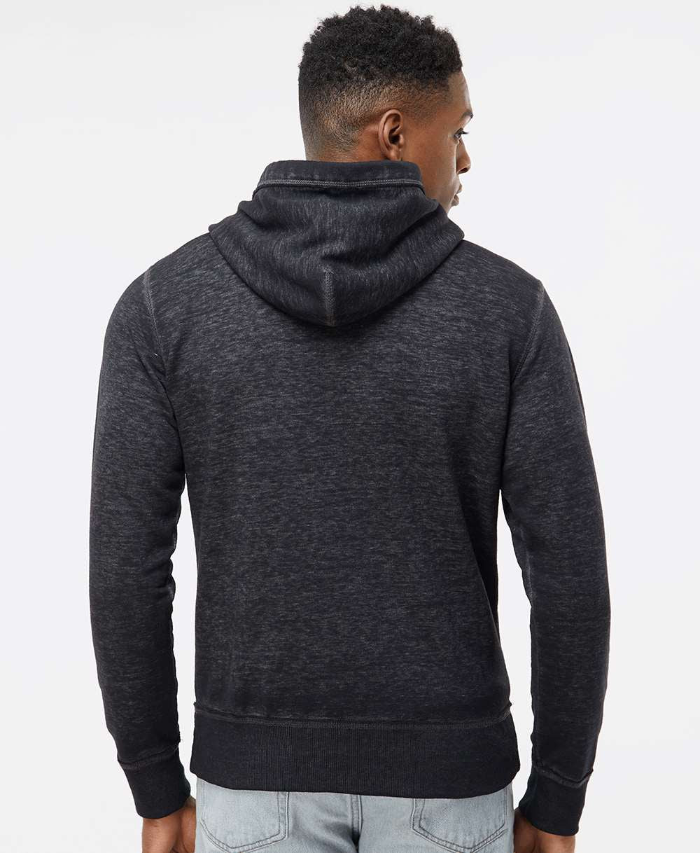 no-logo J America Vintage Zen Fleece Full-Zip Hooded Sweatshirt-Men's Layering-J. America-Thread Logic