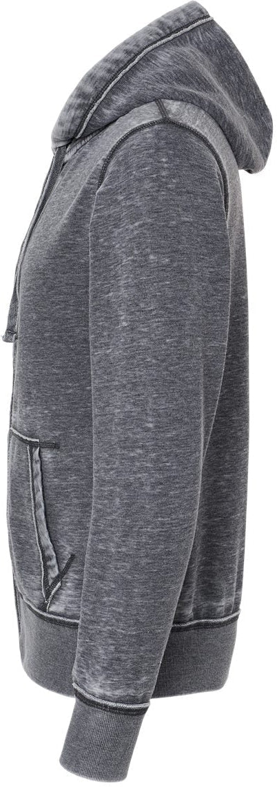 no-logo J America Vintage Zen Fleece Full-Zip Hooded Sweatshirt-Men's Layering-J. America-Thread Logic