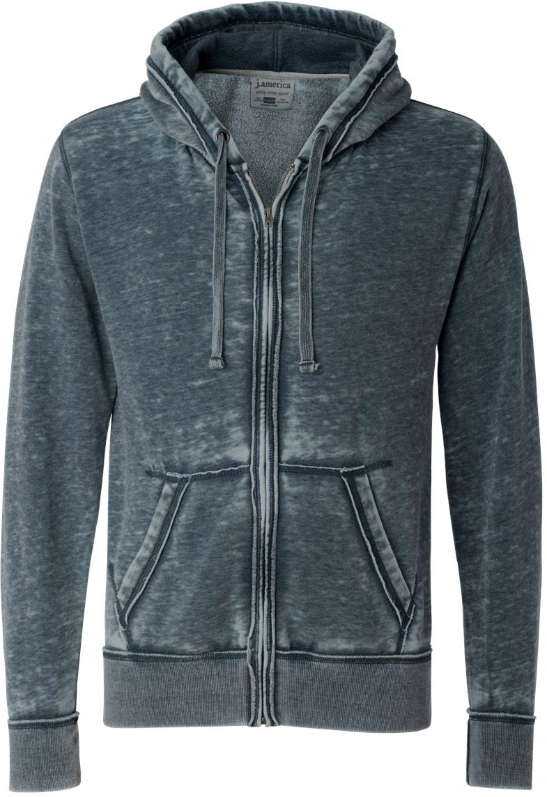 J America Vintage Zen Fleece Full-Zip Hooded Sweatshirt