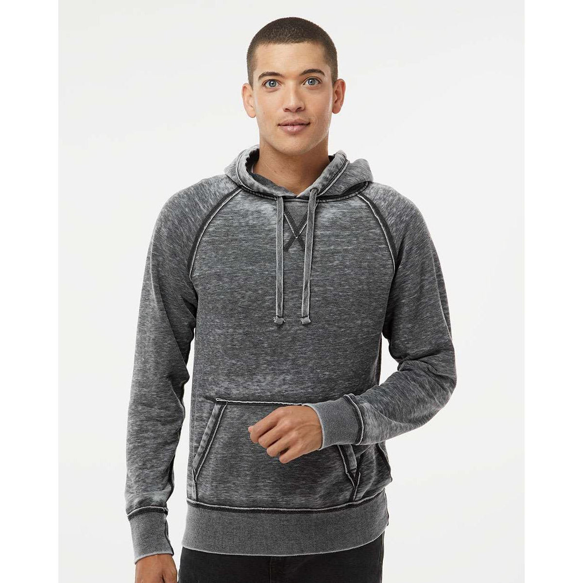 no-logo J America Vintage Zen Fleece Hooded Sweatshirt-Hoodies-J. America-Thread Logic