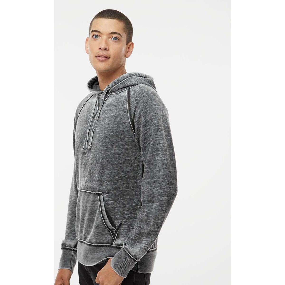 no-logo J America Vintage Zen Fleece Hooded Sweatshirt-Hoodies-J. America-Thread Logic