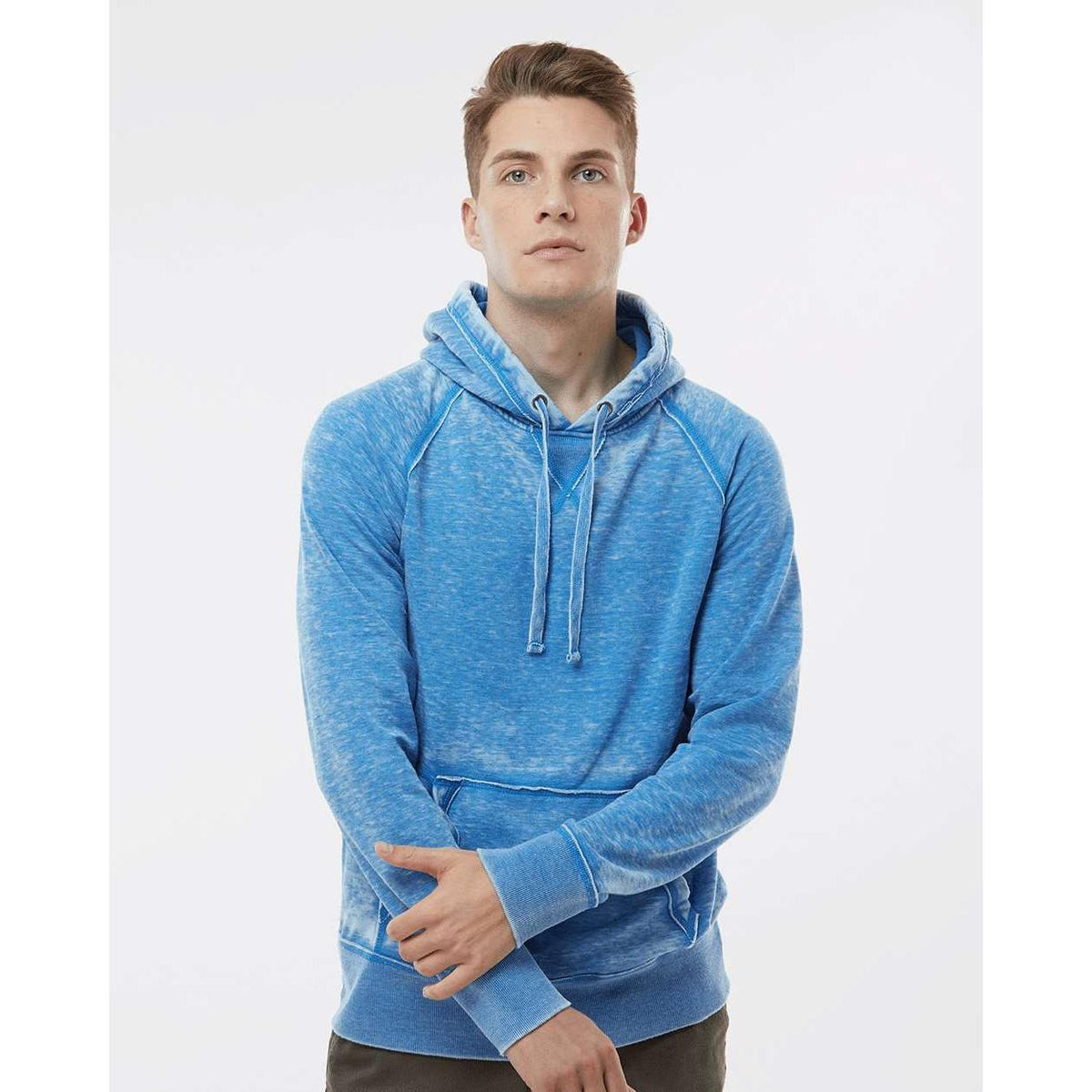 no-logo J America Vintage Zen Fleece Hooded Sweatshirt-Hoodies-J. America-Thread Logic