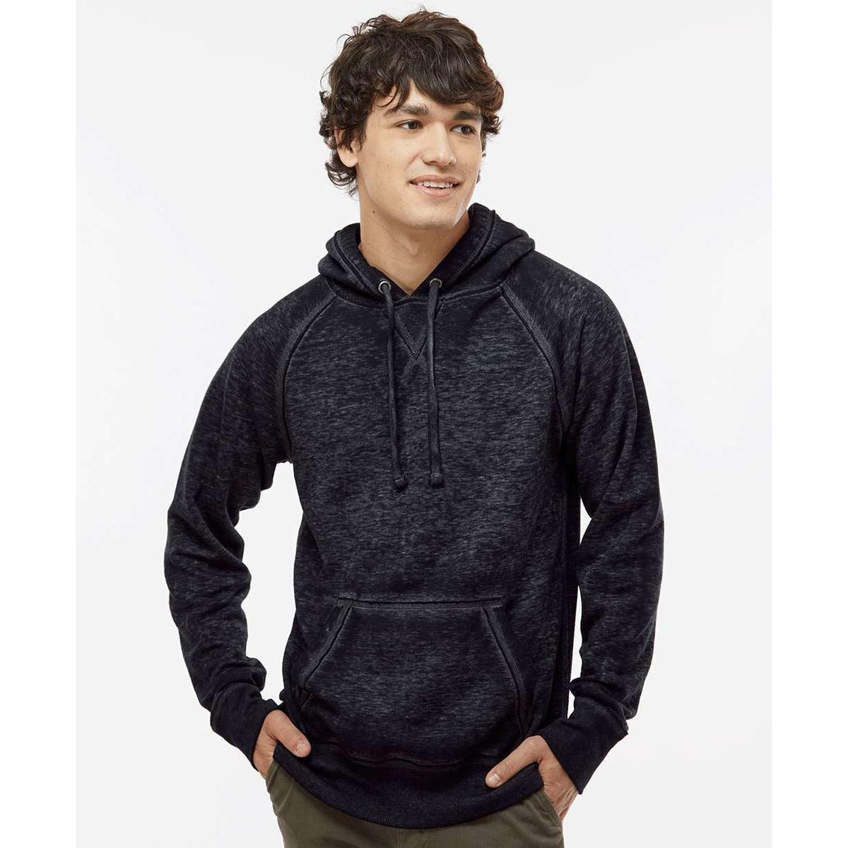 no-logo J America Vintage Zen Fleece Hooded Sweatshirt-Hoodies-J. America-Thread Logic