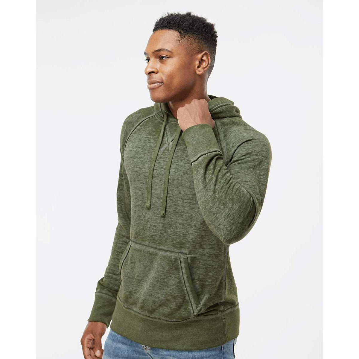 no-logo J America Vintage Zen Fleece Hooded Sweatshirt-Hoodies-J. America-Thread Logic