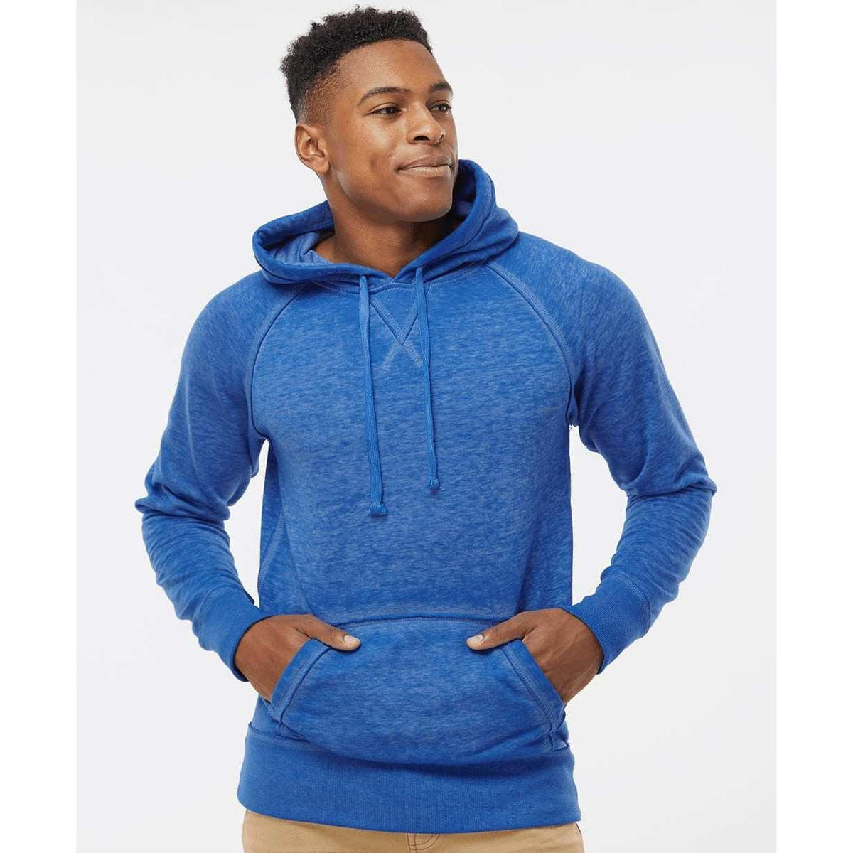 no-logo J America Vintage Zen Fleece Hooded Sweatshirt-Hoodies-J. America-Thread Logic