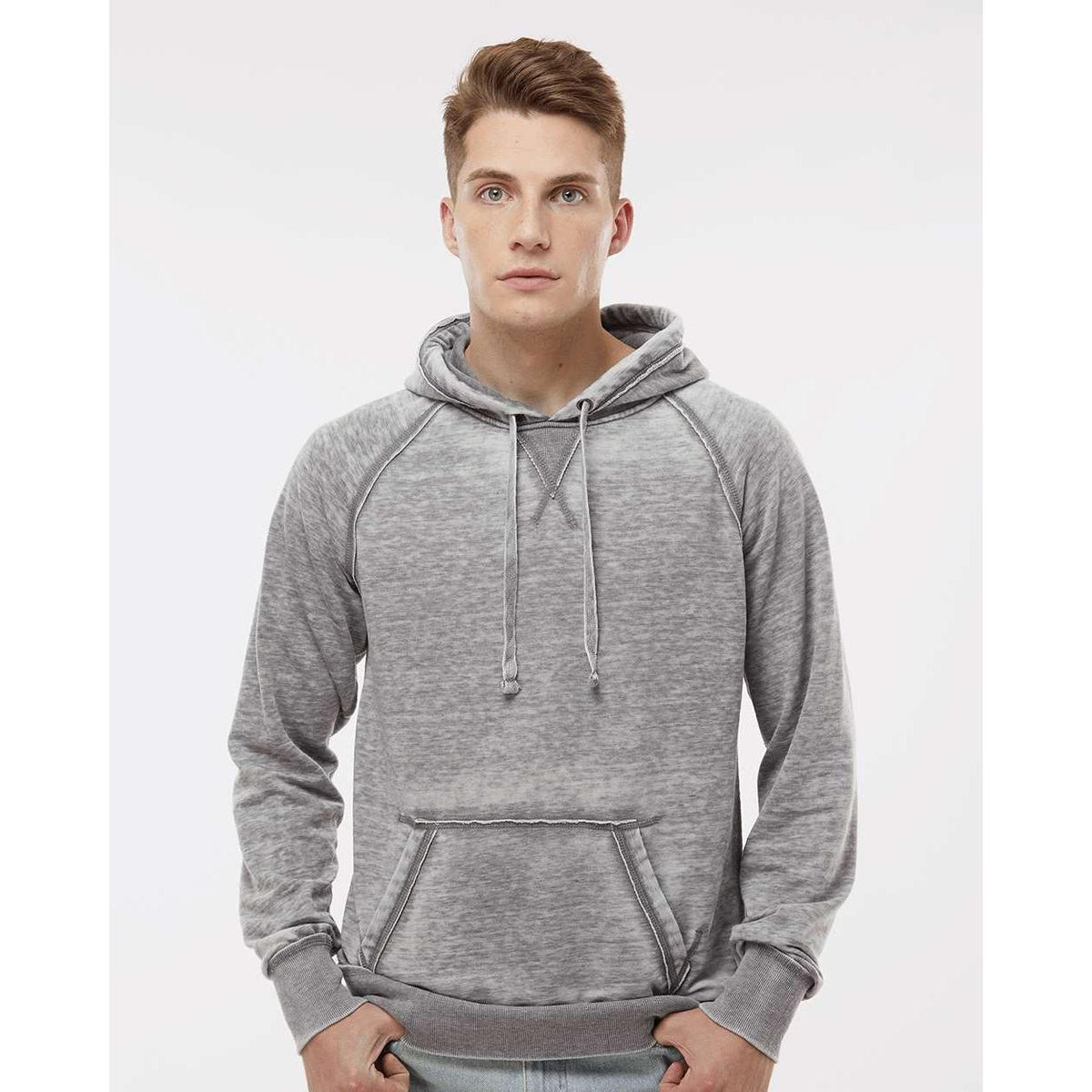 no-logo J America Vintage Zen Fleece Hooded Sweatshirt-Hoodies-J. America-Thread Logic