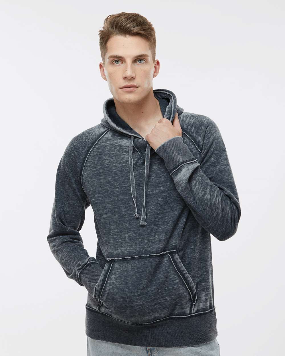 no-logo J America Vintage Zen Fleece Hooded Sweatshirt-Men's Layering-J. America-Thread Logic