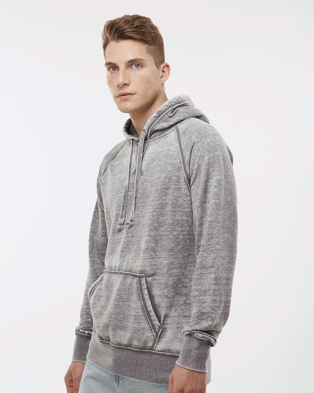 no-logo J America Vintage Zen Fleece Hooded Sweatshirt-Men's Layering-J. America-Thread Logic
