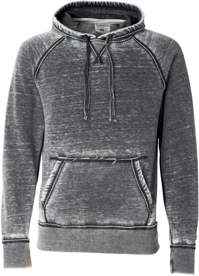 J-America 8915 Hoodie with Custom Embroidery