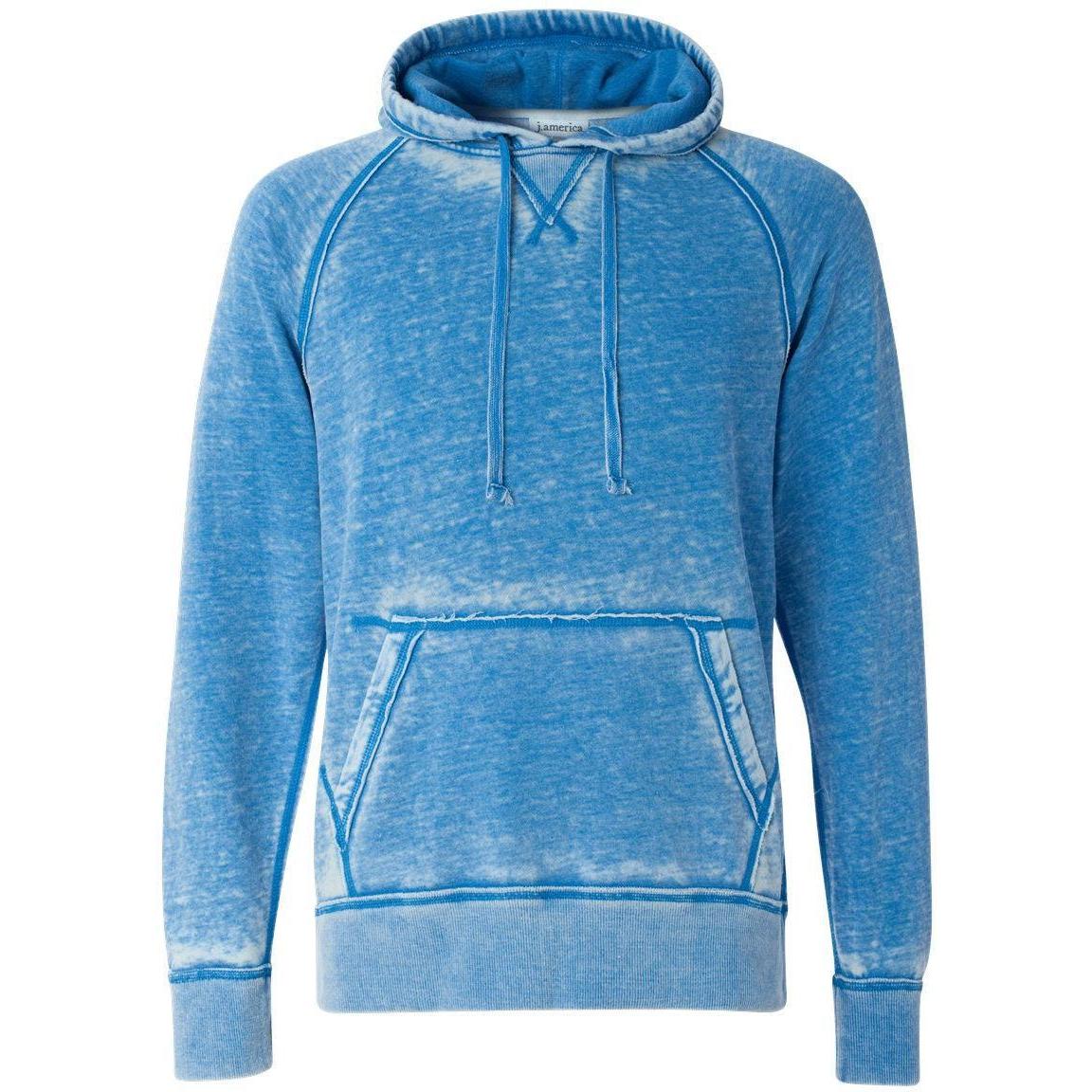 no-logo J America Vintage Zen Fleece Hooded Sweatshirt-Hoodies-J. America-Royal-S-Thread Logic